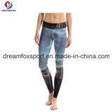 Breathable Leggings Yoga Pants Custom Sublimation Printing Colorful Yoga Wear