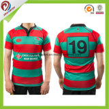 100% Polyester Breathable Blank Rugby Jersey Custom Teenager School Team Rugby Shirt