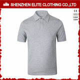 Custom Logo High Quality Pique Polo Shirt Grey (ELTPSI-49)