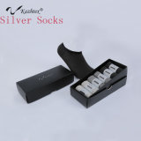 Anti-Bacterial Stitching Colors Cotton Socks with Silver Fiber for Men