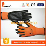 Ddsafety 2017 Orange Liner PU Glove
