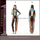 Halloween Carnival Christmas Party Sexy Women Cosplay Indian Costumes (TLQZ3023)
