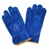 Cowhide Split Leather Drivers Industrial Safety Glove