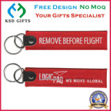 Remove Before Flight Embroidery Keychain/ Key Chain