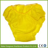 Disposable Yellow SMS Non-Woven Panties
