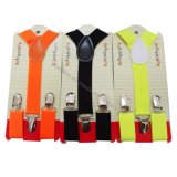 Hot Fashion Plain Color Kids Strechable Suspenders (S061521)