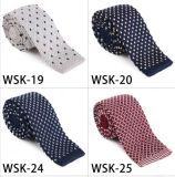 Men's Fashionable 100% Polyester Knitted Necktie