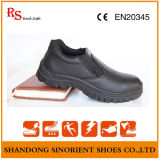 Black Kitchen Safety Shoes No Lace ESD Work Shoes RS6009