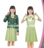 2012girls Beautiful Dress School Uniform of Factory Price -Su50