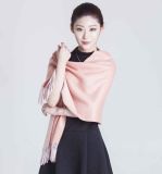 100% Alashan Cashmere Scarf in Solid Color; Woollen Cashmere Scarf