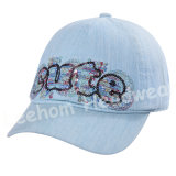 Fashion Kids Jeans Caps with Sequins