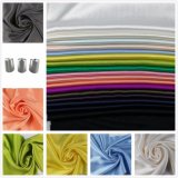 Dyed Sateen Cotton Viscose Fabric for Woman Dress Leisure Wear