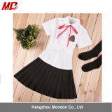 T-Shirt Skirt and Ties Japanese Girl Uniforms for High School
