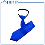 Pure Silk Royal Blue Silk Zipper Necktie