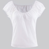 Fashion Women Top Plus Size Women Clothing White Cotton Shirt