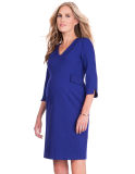 High Quality Customized Tailored Blue Maternity Dresses Wholesale