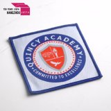 Customized Shaped Woven Patch with Lockrand for Garment Accessory