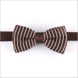 Men's Fashionable 100% Polyester Knitted Bow Tie (YWZJ90)