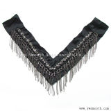 Wholesale Acrylic Rhinestone Bead Tassel Collar Yarn Fabric Garment Accessories