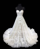 Aolanes Plain Lace Mermaid Strapless Wedding Dress 010211