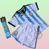 Argentina Home Kids Football Training Uniforms Socks Original Socks