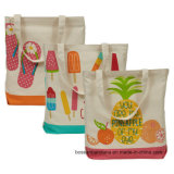 OEM Produce Customized Logo Printed Promotional Cotton Canvas Craft Tote Bag