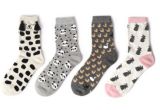 Fashion Jacquard Cotton Sock in Various Colors and Designs
