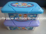 Baby Cleaning Wet Towel, with Plastic Container, Box Packing (BW-045)