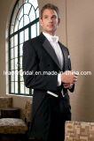 Custom Black Suits Tailcoat Men's Swallowtail for 2 Pieces (Coat +Pants) Wedding Suit Mc20