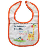 OEM Produce Customized Design Printed Cute Cartoon Cotton Terry Infant Baby Bibs