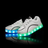 China Children Sneakers Kids LED Light Shoes for Boys and Gilrs with USB Charging Cable