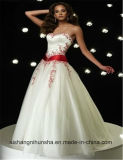 Satin off Shoulder Bridal Gown Ball Gown Bride Dress