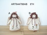 Home Decoration Angel with Hand Embroidered Apron-2asst