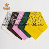 Promotional Gift Paisley Printing Cotton Headwear Scarf