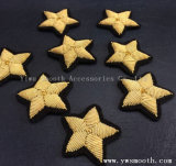 India Silk Fashion Five-Pointed Star 3D Embroidery Badge Police Unifroms