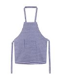 Customize 100% Cotton Children's Artists Canvas Gingham Aprons with Pocket