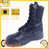 Good Quality Black Leather Fashionable Military Jungle Boots