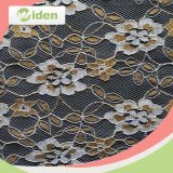 New Lace Designs Garment Polyester Gold Lace Fabric