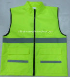 Popular Polo Safety Vest with Oxford Fabric