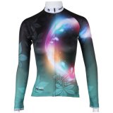Customized Magic Circle Blackish Green Women's Long Sleeve Shirt Outdoors Sports Cycling Jerseys