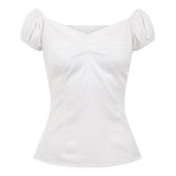 Women Plus Size Clothing off Shoulder Sexy Tight Short Top Cotton