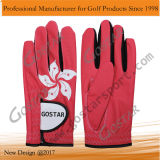 Hongkong Flag Synthetic Leather Golf Glove