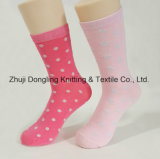 Fancy Lady DOT Jacquard Design Cotton Happy Socks Long Socks