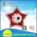 Customied Embroidery Patch in Red Color and Star Shape
