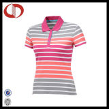 Top design High Quality Stripe Women Polo Shirt From China