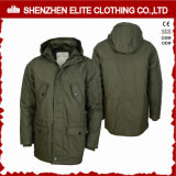 High Quality Fashion Army Green Plus Size Windproof Winter Jacket (ELTWBJI-27)