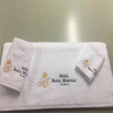 100% Cotton Terry Towel with Customized Embroidery Logo