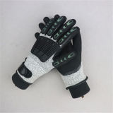 Reflective Impact Nitrile Palm TPR Protective Glove