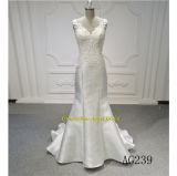 Latest Gown Design Wedding Best Sellling Satin Mermaid Bridal Gown