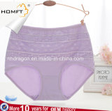 China Wholesale Cheap High Waist Mature Ladies Fashionable Ventilate Lace Cotton Panties